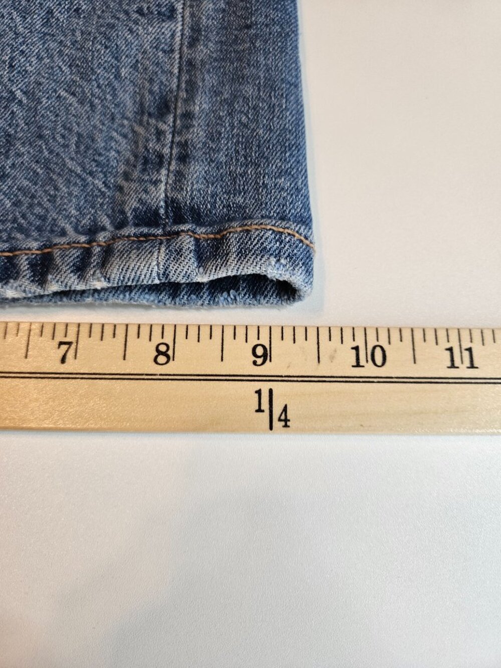 American Eagle Low Rise Baggy Straight Jean Medium Wash Women's Size 14 Long NEW - Picture 12 of 12